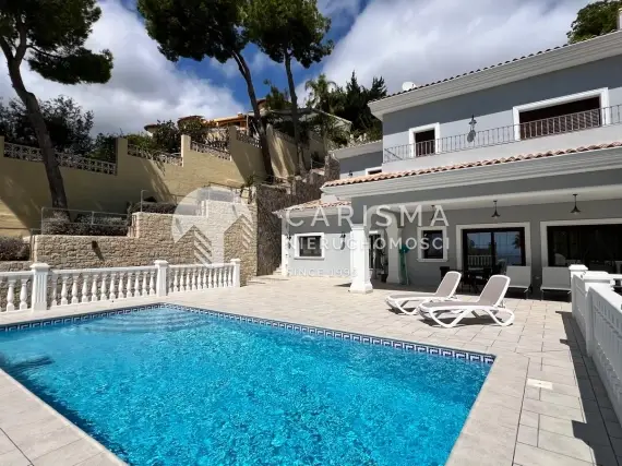 (6) Kolonialna z widokiem na morze w Altea Hills