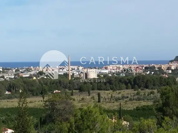 (4) Działka budowlana z widokiem na morze, Denia, Costa Blanca Północ